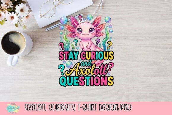 Axolotl Curiosity T-Shirt Design PNG: A Practical Evaluation for Custom Apparel Projects