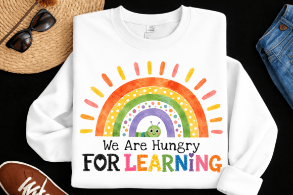 Enhancing Early Education Engagement with the We Are Hungry for Learning PNG Design