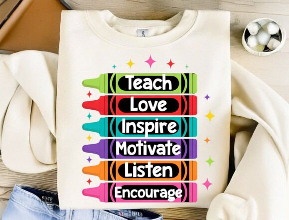 Evaluating the Teacher Crayon Sublimation Design PNG for Educational Merchandise and Crafts