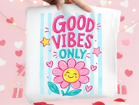 Good Vibes Only PNG: A Vibrant Design Asset for Positive Branding