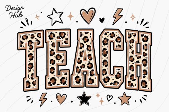 Leopard Teach Shirt PNG