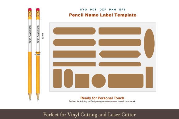 Pencil Label Template SVG PNG PDF: A Comprehensive Guide to Classroom Organization and Personalization