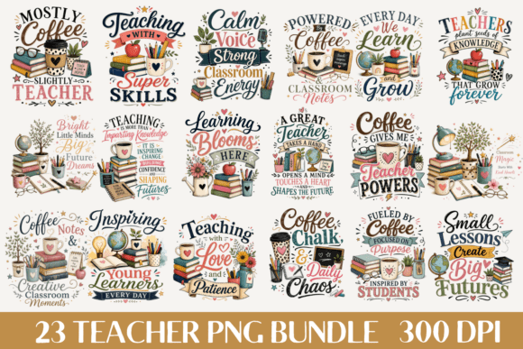 Teacher PNG Bundle and Teacher Coffee Png: A Practical Evaluation for Creators