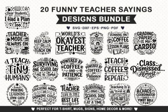 Unleash Creativity with the 20 Teacher Life SVG Designs Bundle